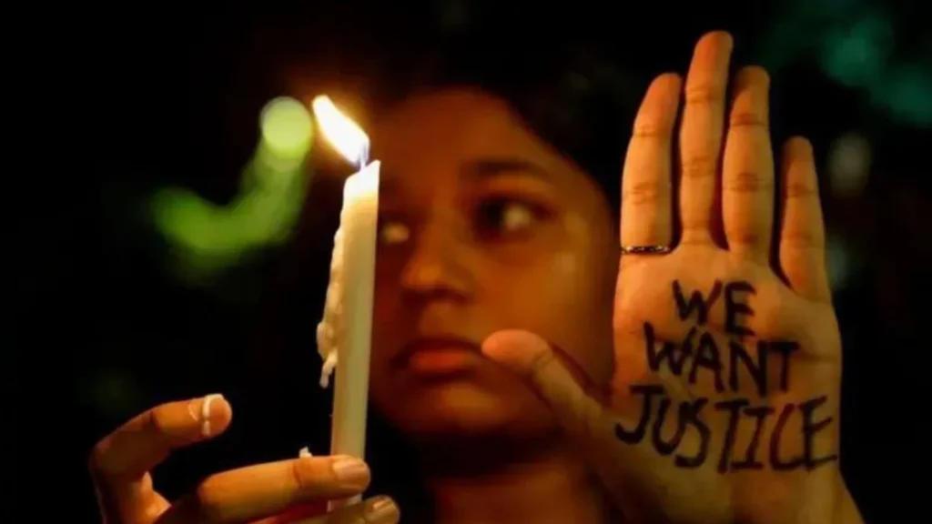 women-protester-with-justice-slogans